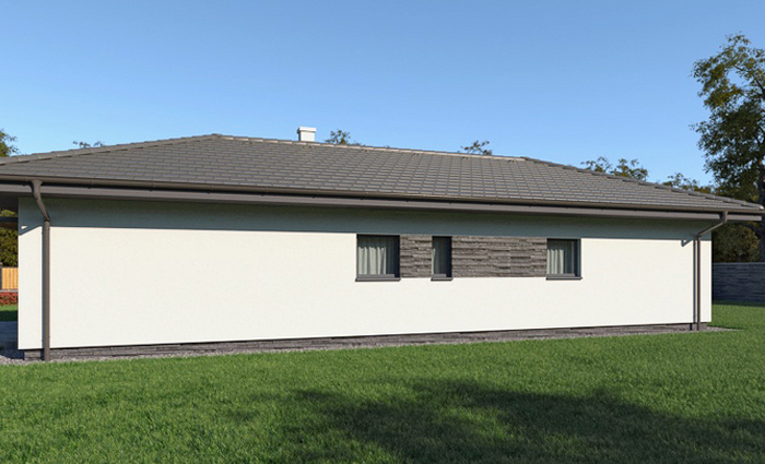 3 sypialnie, salon z otwartą kuchnią, spiżarnia, pralnia - dla 4-5-os. rodziny