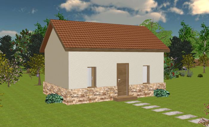 Projekt domu na zgłoszenie, dom do samodzielnego montażu wraz z transportem